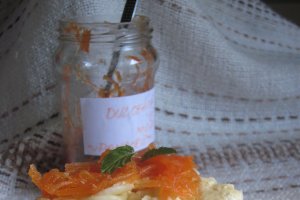 Budincă de paste cu dulceața de morcovi coaptă în vasul Zepter