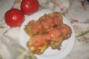 Dovlecei pane cu sos de usturoi a la Julie