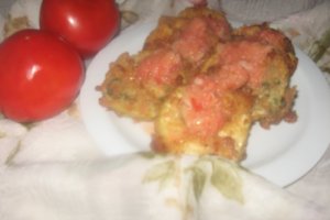 Dovlecei pane cu sos de usturoi a la Julie