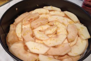 Tarta cu mere si crema de vanilie