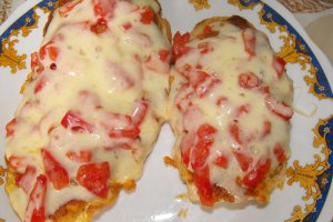 Chicken parmigiana in vas Zepter