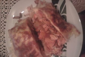 Lasagna cu piept de pui, ciuperci si sos Bechamel