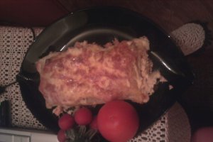 Lasagna cu piept de pui, ciuperci si sos Bechamel