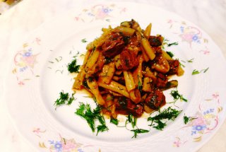 Fasole pastai cu inima de vita