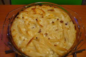 Macaroane cu branza, la cuptor
