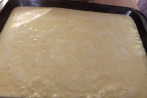 Prajitura rasturnata cu prune si migdale