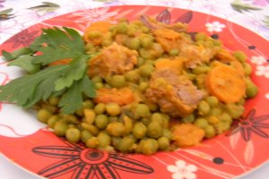 Mazare verde cu carne