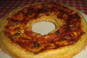 Coronita  cu branzeturi la cuptor