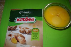 Inghetata cu dulce de leche si ghimbir