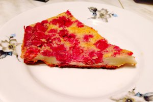 Clafoutis cu zmeura