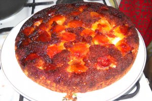 Tarta Tatin cu caise