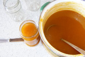 Gem de pepene galben cu caise