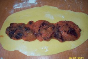 Strudel cu prune