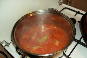 Tocanita de pui cu ardei copti