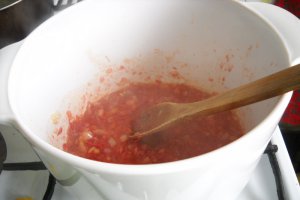 Bors de fasole rosie