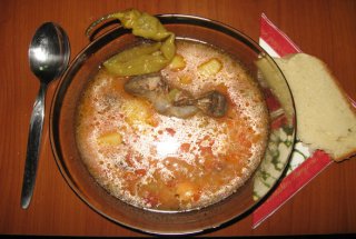 Ciorba de curcan cu zeama de varza