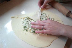 Plăcintele crețe ale bunicii