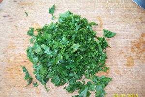 Patrunjel verde pentru iarna