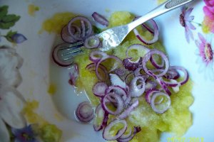 Cotlet de porc cu sos de zucchini