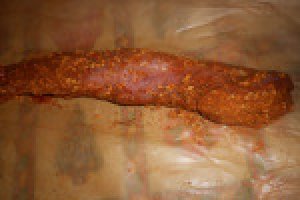 Muschi de porc in crusta de condimente