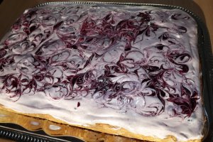 Prajitura cu frisca, mascarpone si mure
