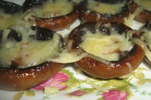 Ciuperci brune cu cascaval