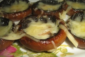 Ciuperci brune cu cascaval