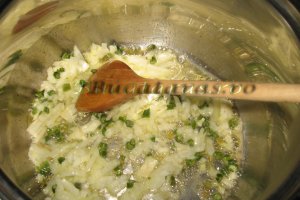 Risotto cu legume si rasol de curcan