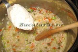 Risotto cu legume si rasol de curcan