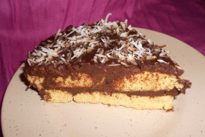 Tort din piscoturi si ciocolata pentru Pufuleț