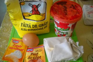 Prajitura pufoasa cu afine