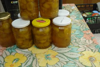 Compot de ringlote albe fara samburi