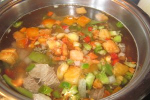 Ciorbă albă de văcuță, preparată la Zepter