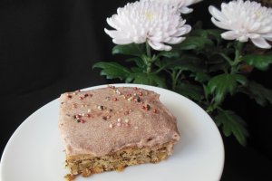 Prajitura cu nuca si crema de cacao