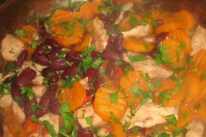Piept de pui cu legume scazute