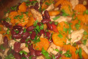 Piept de pui cu legume scazute