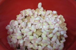 Salam de biscuiţi, reţetă cu mallows