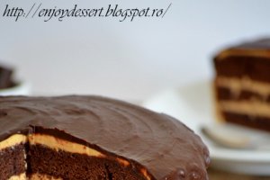 Tort de ciocolata cu dulce de leche