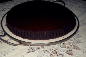 Tarta cu ciocolata si mousse de vanilie
