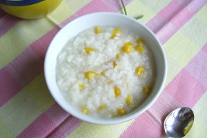 Ginataang mais - Orez cu lapte de cocos si porumb dulce