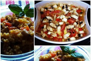 Salata de Cous-cous cu legume--reteta la steamer