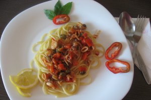 Fructe de mare cu capere