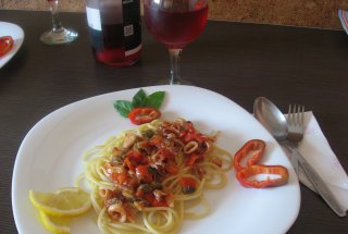 Fructe de mare cu capere