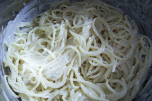 Spaghetti quattro formaggi