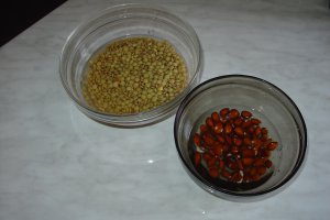 Linte cu migdale si seminte de floarea soarelui