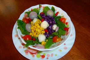 Salata de rucola cu mozzarella