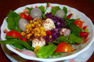Salata de rucola cu mozzarella