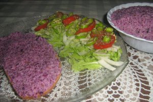 Salata de varza rosie cu maioneza
