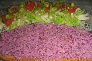 Salata de varza rosie cu maioneza