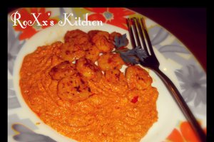 Creveti in sos curry